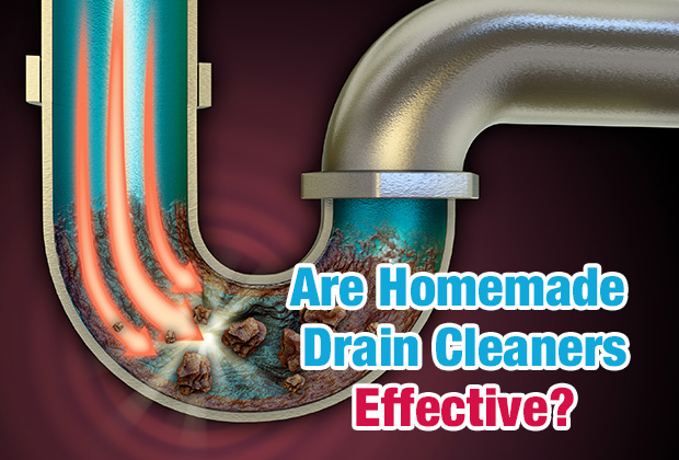 Are homemade drain cleaners effective?